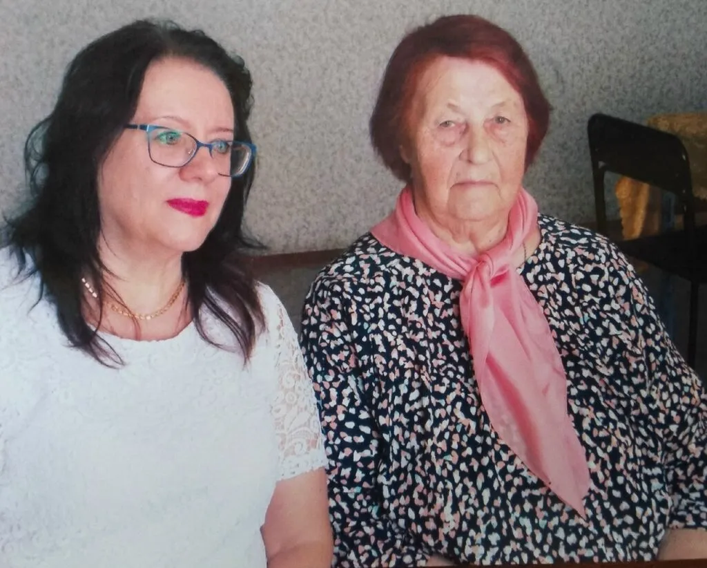 Жена Наталия и двоюродная сестра Елена  Л.И. Малякова